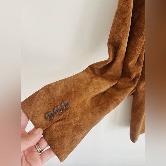 Banana Republic Brown Suede Blazer - 6 - Picture 4 of 6